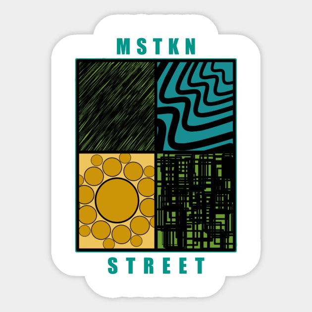 Mistaken street Sticker by Mistaken street